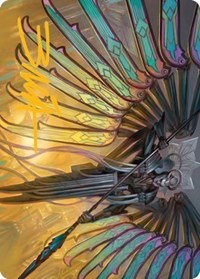 Paragon of Modernity Art Card (Gold-Stamped Signature), Art Series: Streets of New Capenna