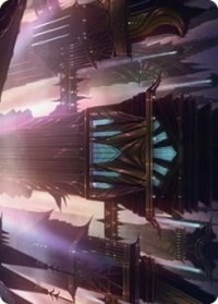 Skybridge Towers Art Card, Art Series: Streets of New Capenna