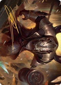 Perrie, the Pulverizer Art Card (Gold-Stamped Signature), Art Series: Streets of New Capenna