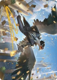 Skyboon Evangelist Art Card (Gold-Stamped Signature), Art Series: Streets of New Capenna