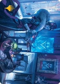 Flawless Forgery Art Card (Gold-Stamped), Art Series: Streets of New Capenna