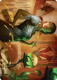 Mari, the Killing Quill Art Card (Gold-Stamped Signature), Art Series: Streets of New Capenna