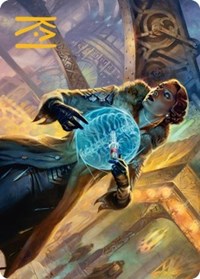 Writ of Return Art Card (Gold-Stamped Signature), Art Series: Streets of New Capenna