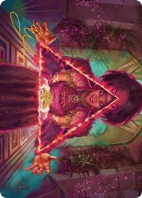 Seize the Spotlight Art Card (Gold-Stamped Signature), Art Series: Streets of New Capenna
