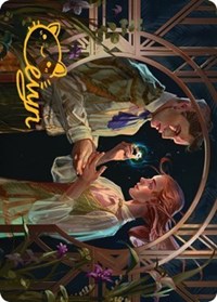 Prosperous Partnership Art Card (Gold-Stamped Signature), Art Series: Streets of New Capenna