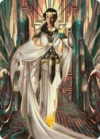 Elspeth Resplendent Art Card (64/81) (Gold-Stamped), Art Series: Streets of New Capenna
