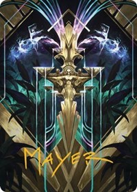 Halo Fountain Art Card (Gold-Stamped Signature), Art Series: Streets of New Capenna