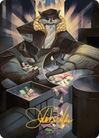 Masked Bandits Art Card (Gold-Stamped Signature), Art Series: Streets of New Capenna