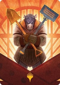 Mr. Orfeo, the Boulder Art Card (Gold-Stamped), Art Series: Streets of New Capenna