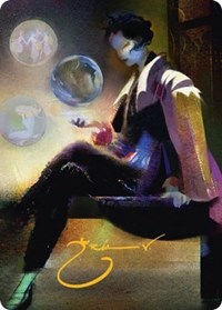 Obscura Interceptor Art Card (Gold-Stamped Signature), Art Series: Streets of New Capenna