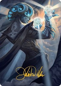 Queza, Augur of Agonies Art Card (Gold-Stamped Signature), Art Series: Streets of New Capenna