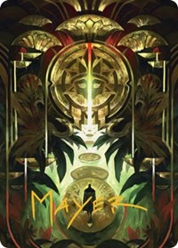 Jetmir's Garden Art Card (76/81) (Gold-Stamped Signature), Art Series: Streets of New Capenna