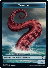 Tentacle // Clue Double-Sided Token, Commander: Streets of New Capenna