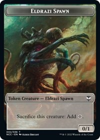 Eldrazi Spawn // Human Double-Sided Token, Commander: Streets of New Capenna
