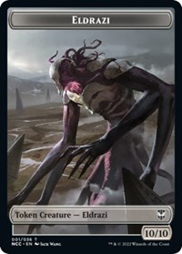Eldrazi // Human Soldier Double-Sided Token, Commander: Streets of New Capenna
