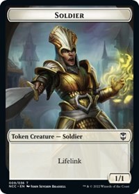 Soldier // Cat Beast Double-Sided Token, Commander: Streets of New Capenna