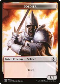 Soldier (033) // Devil Double-Sided Token, Commander: Streets of New Capenna