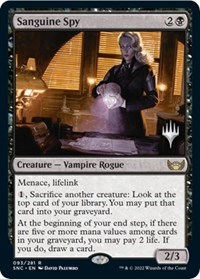 Sanguine Spy, Promo Pack: Streets of New Capenna