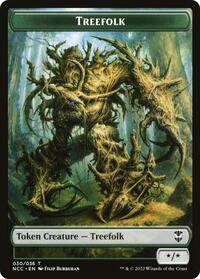 Treefolk // Spider Double-Sided Token, Commander: Streets of New Capenna