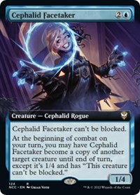 Cephalid Facetaker (Extended Art), Commander: Streets of New Capenna
