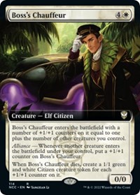 Boss's Chauffeur (Extended Art), Commander: Streets of New Capenna