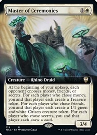 Master of Ceremonies (Extended Art), Commander: Streets of New Capenna