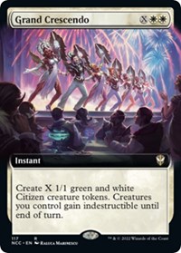 Grand Crescendo (Extended Art), Commander: Streets of New Capenna