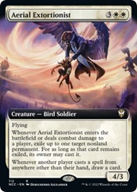 Aerial Extortionist (Extended Art), Commander: Streets of New Capenna
