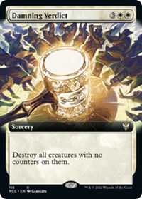Damning Verdict (Extended Art), Commander: Streets of New Capenna