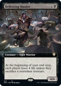 Bellowing Mauler (Extended Art), Commander: Streets of New Capenna
