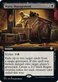 Waste Management (Extended Art), Commander: Streets of New Capenna