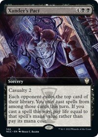 Xander's Pact (Extended Art), Commander: Streets of New Capenna