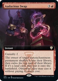 Audacious Swap (Extended Art), Commander: Streets of New Capenna