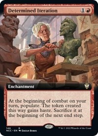 Determined Iteration (Extended Art), Commander: Streets of New Capenna