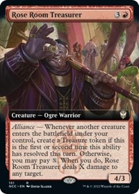 Rose Room Treasurer (Extended Art), Commander: Streets of New Capenna