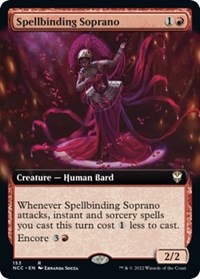 Spellbinding Soprano (Extended Art), Commander: Streets of New Capenna
