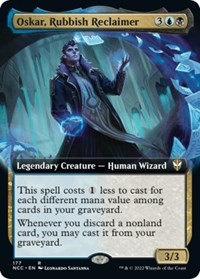 Oskar, Rubbish Reclaimer (Extended Art), Commander: Streets of New Capenna