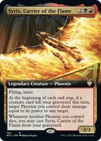 Syrix, Carrier of the Flame (Extended Art), Commander: Streets of New Capenna