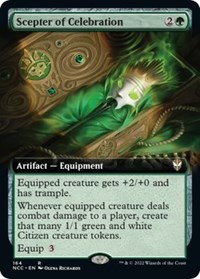 Scepter of Celebration (Extended Art), Commander: Streets of New Capenna