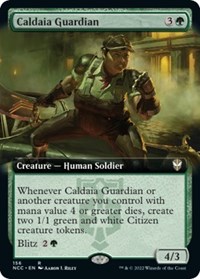 Caldaia Guardian (Extended Art), Commander: Streets of New Capenna