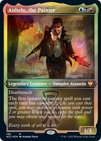 Anhelo, the Painter (Display Commander) - Thick Stock, Commander: Streets of New Capenna