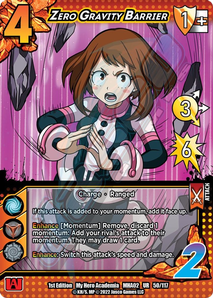Zero Gravity Barrier, 1st-edition-foil, front