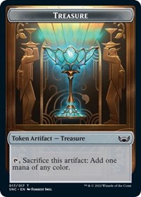 Treasure (017) // Rogue Double-Sided Token, Streets of New Capenna