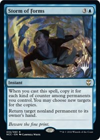 Storm of Forms, Promo Pack: Streets of New Capenna