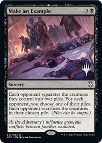 Make an Example, Promo Pack: Streets of New Capenna