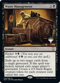 Waste Management, Promo Pack: Streets of New Capenna