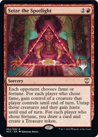 Seize the Spotlight, Promo Pack: Streets of New Capenna