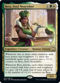 Bess, Soul Nourisher, Promo Pack: Streets of New Capenna
