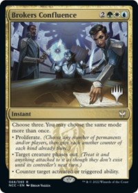 Brokers Confluence, Promo Pack: Streets of New Capenna