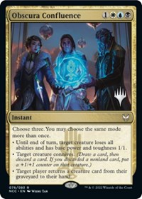 Obscura Confluence, Promo Pack: Streets of New Capenna
